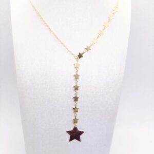 Collar Estrella Enchape Oro